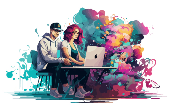 Learn Graphic design, animation and website development with practical training